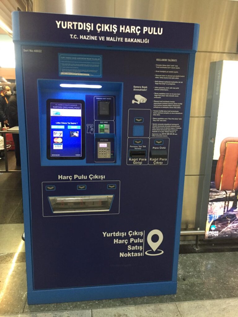 Harç pulu satın alabilmek için bankomatları da tercih edebilirsiniz. 